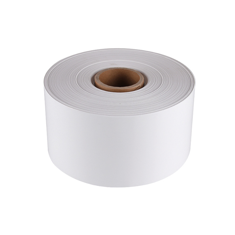 75 µm mattweißes Vinyl-Yupo-PP/Lösungsmittelkleber/60 g weißer Pergamin-Liner