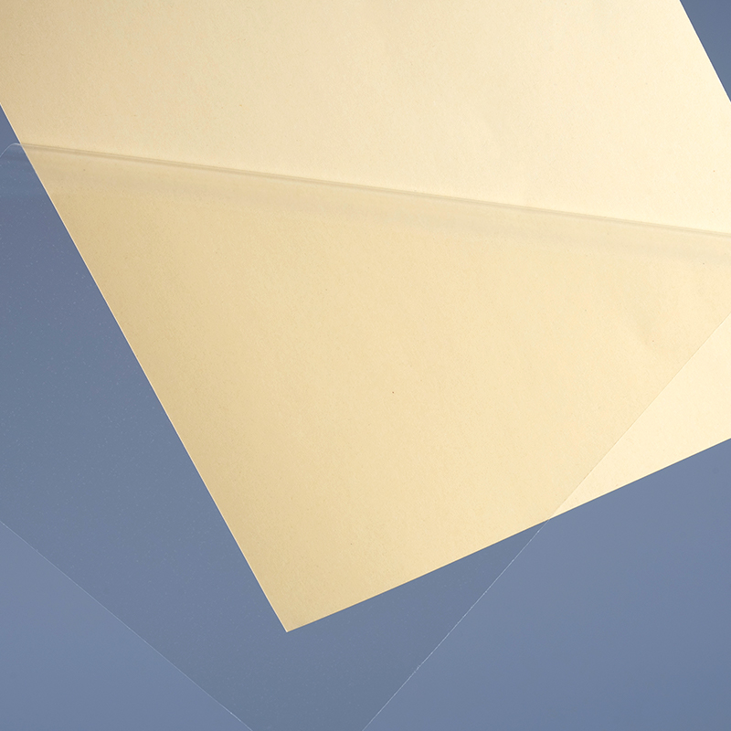 50 Mikrometer transparente, selbstklebende Polyesterfolie, Vinyl-Aufkleber, Drucketikett, Jumbo-Rolle