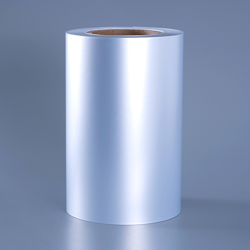 50 Mikrometer hochwertige, mattsilberne Polyesterfolie, selbstklebende Folie mit lösungsmittelhaltigem Acrylklebstoff, alkoholbeständig und hochtemperaturbeständig