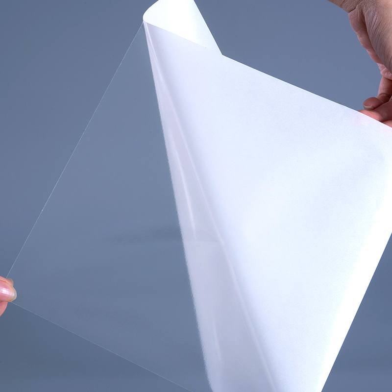 25 Mikrometer transparente PET-Folie mit abnehmbaren, selbstklebenden Etiketten aus transparentem Polyester