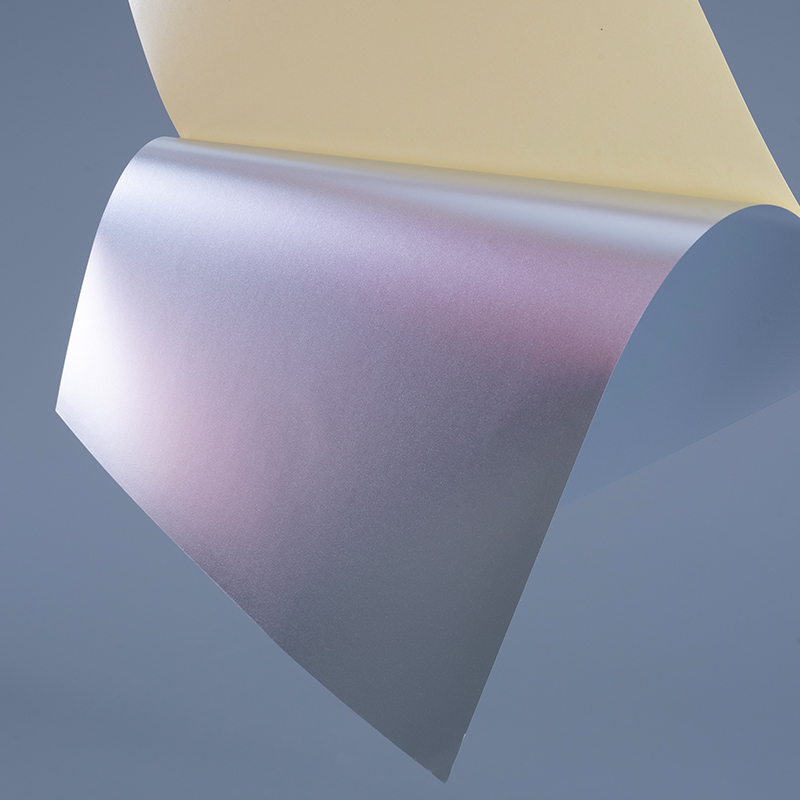 Selbstklebende Inkjet-PET-Folie in mattem Silber