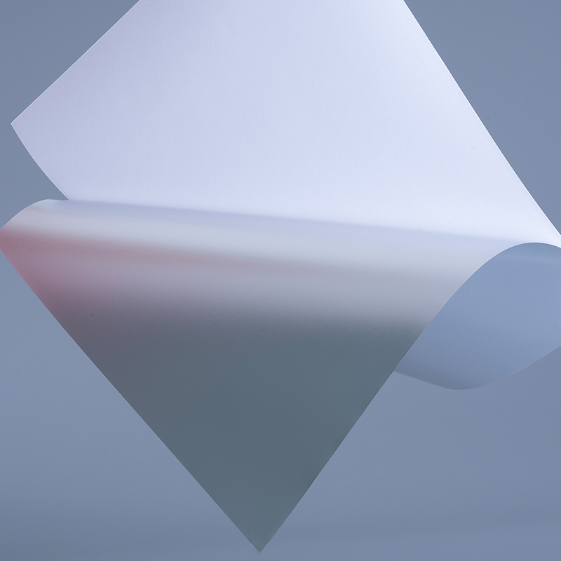 Selbstklebende Inkjet-PET-Folie in mattem Silber