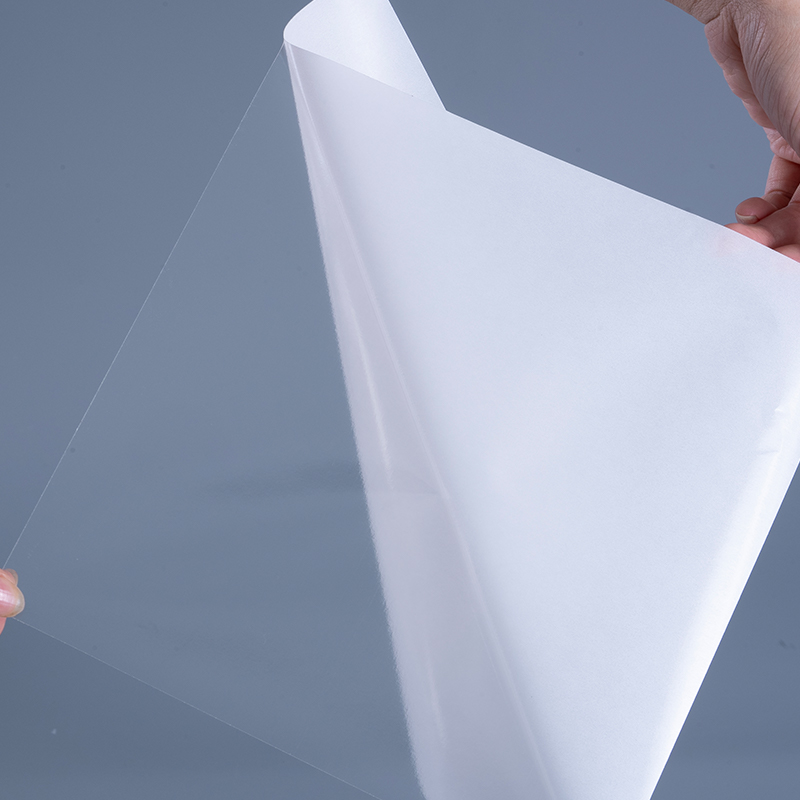 Transparente PET-Vinyl-Aufkleberpapierrolle für Tintenstrahldrucker