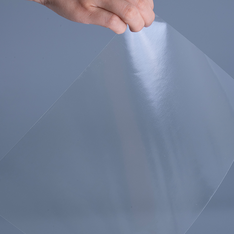 Transparente PET-Vinyl-Aufkleberpapierrolle für Tintenstrahldrucker
